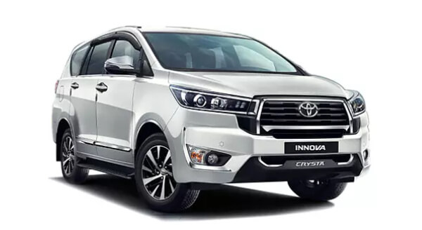 Toyota Innova Crysta premium MUV stock photo