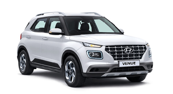 Hyundai Venue compact SUV stock photo